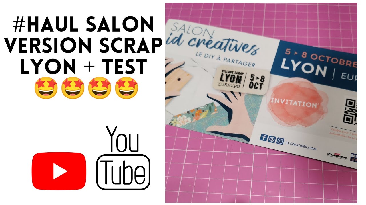 #haul Salon Version Scrap Lyon 2023 + test 😉🤩🤩🤩🤩