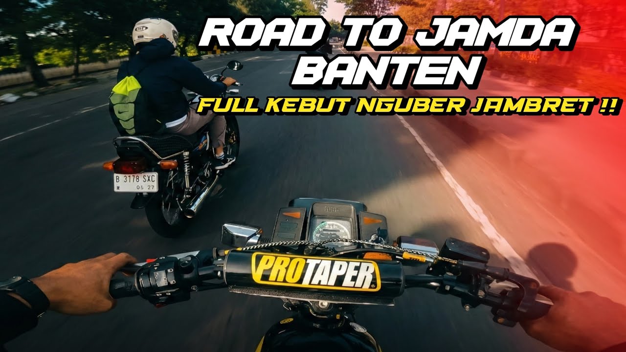 BOCAH GILE PADA GAMAU PELAN BAWA MOTORNYA !!! - Road to jamda banten 2025