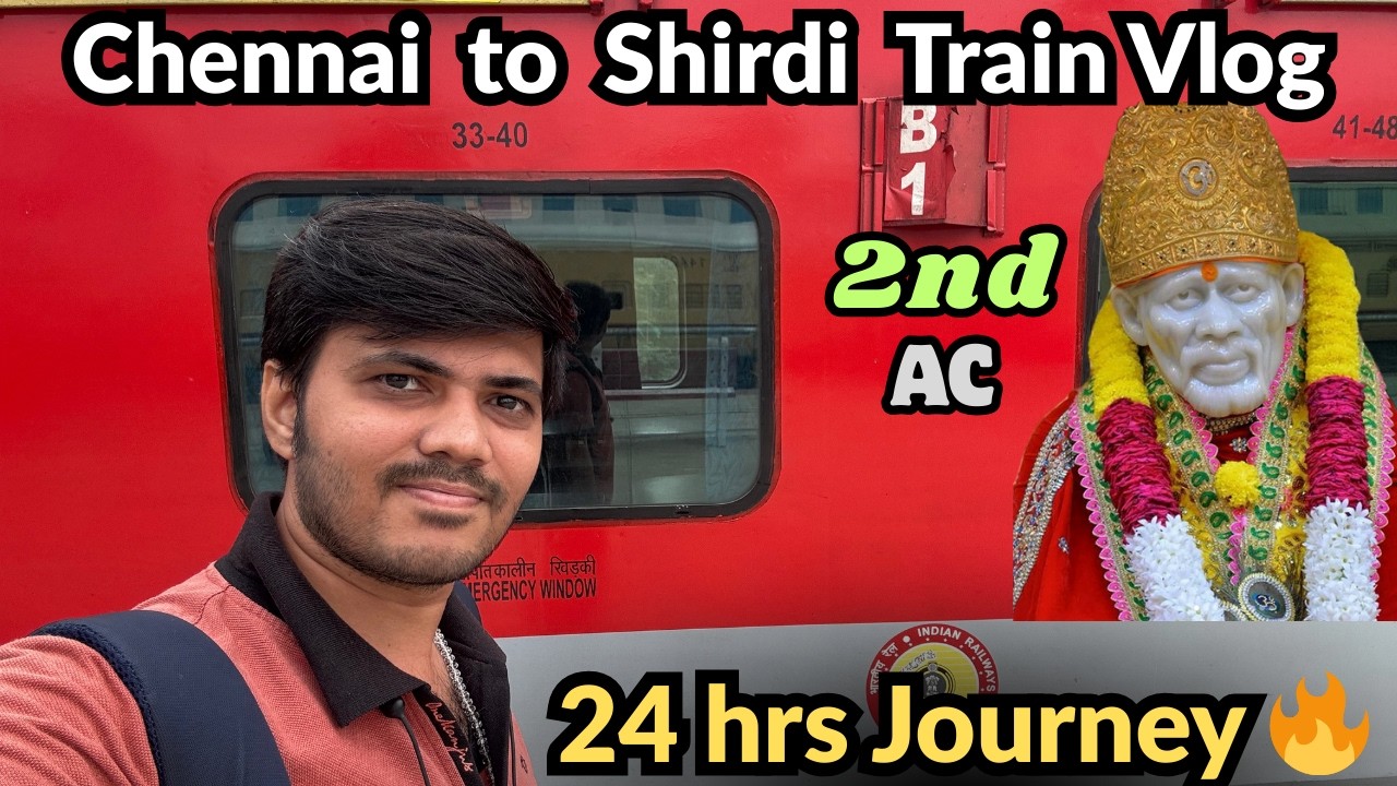 24 Hours Train Journey from Chennai to Shirdi 😲 | Full Travel Experience | Freshsteps