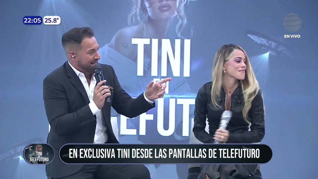 Tini Stoessel paralizó Telefuturo- #TiniEnTelefuturo🛸💜
