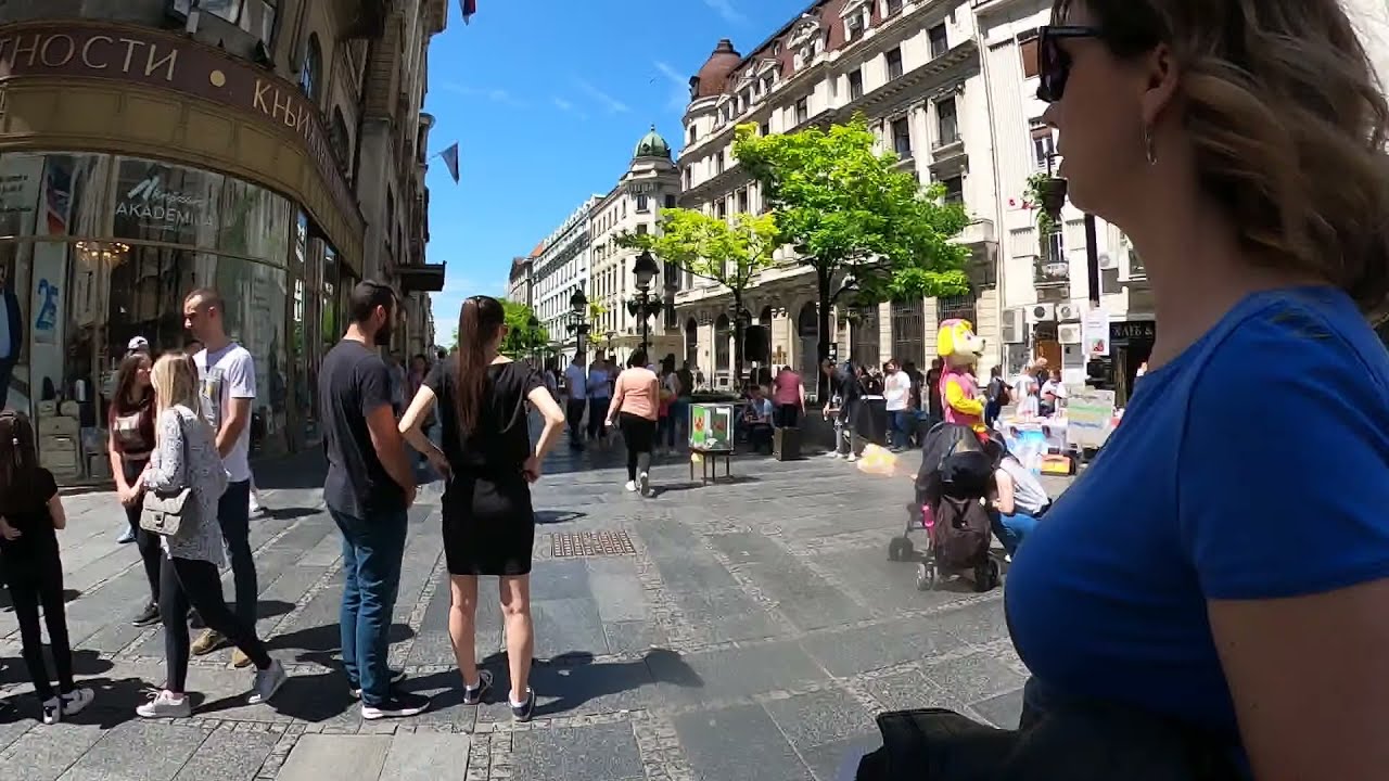 BEOGRAD UZIVO Кнез Михаилова Улица, данас 23. Мај 2021.