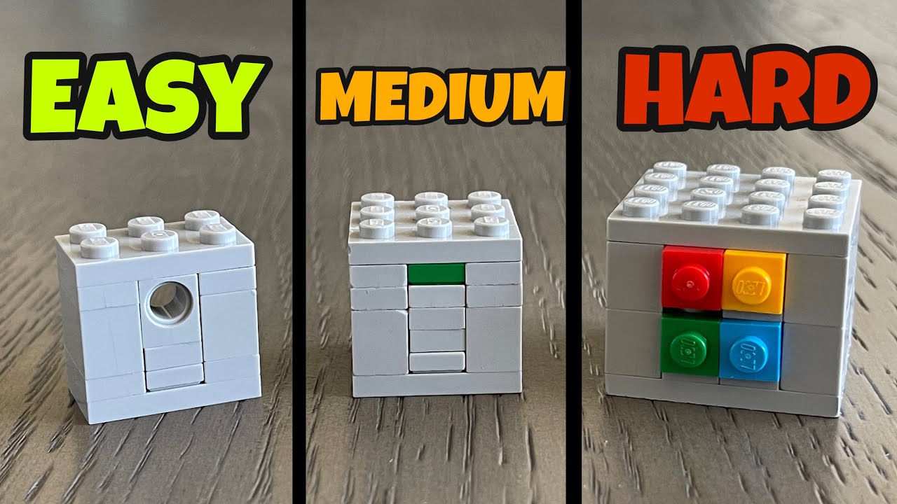 How to Build 3 Mini LEGO Safes!