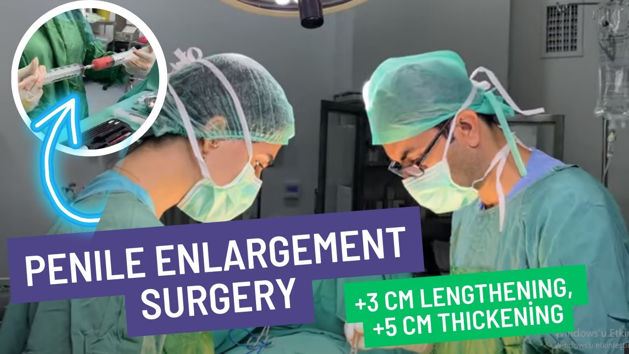 Penile Enlargement Surgery (+3 cm lengthening, +5 cm thickening)