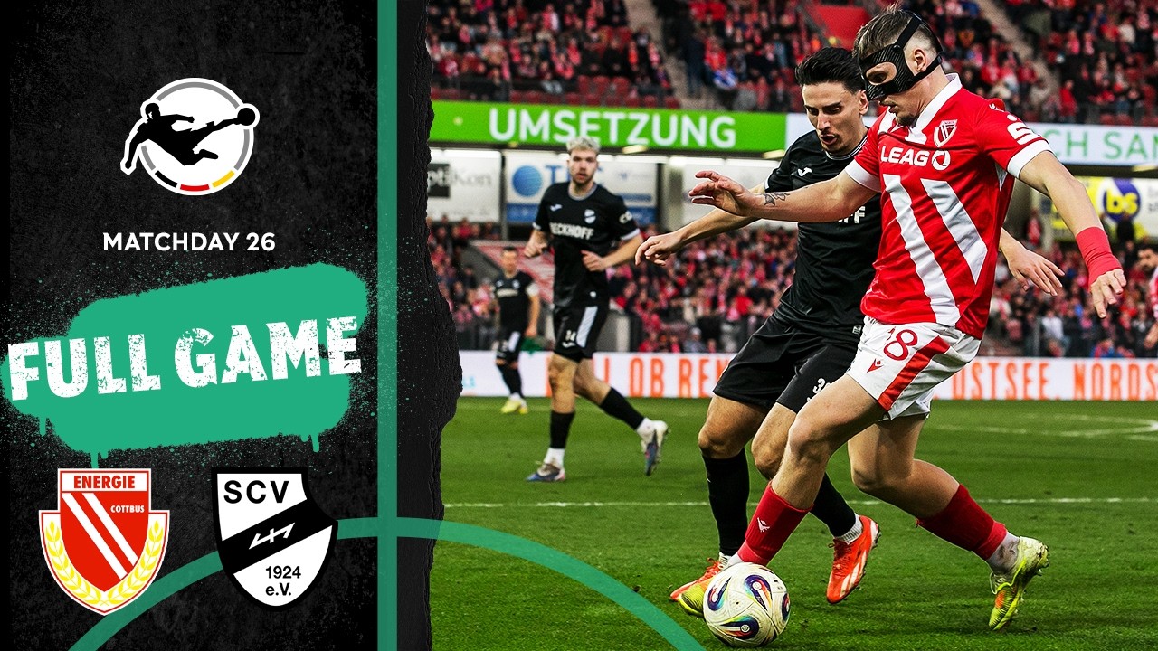 LIVE 🔴 FC Energie Cottbus vs SC Verl | 3rd Division 2025/26