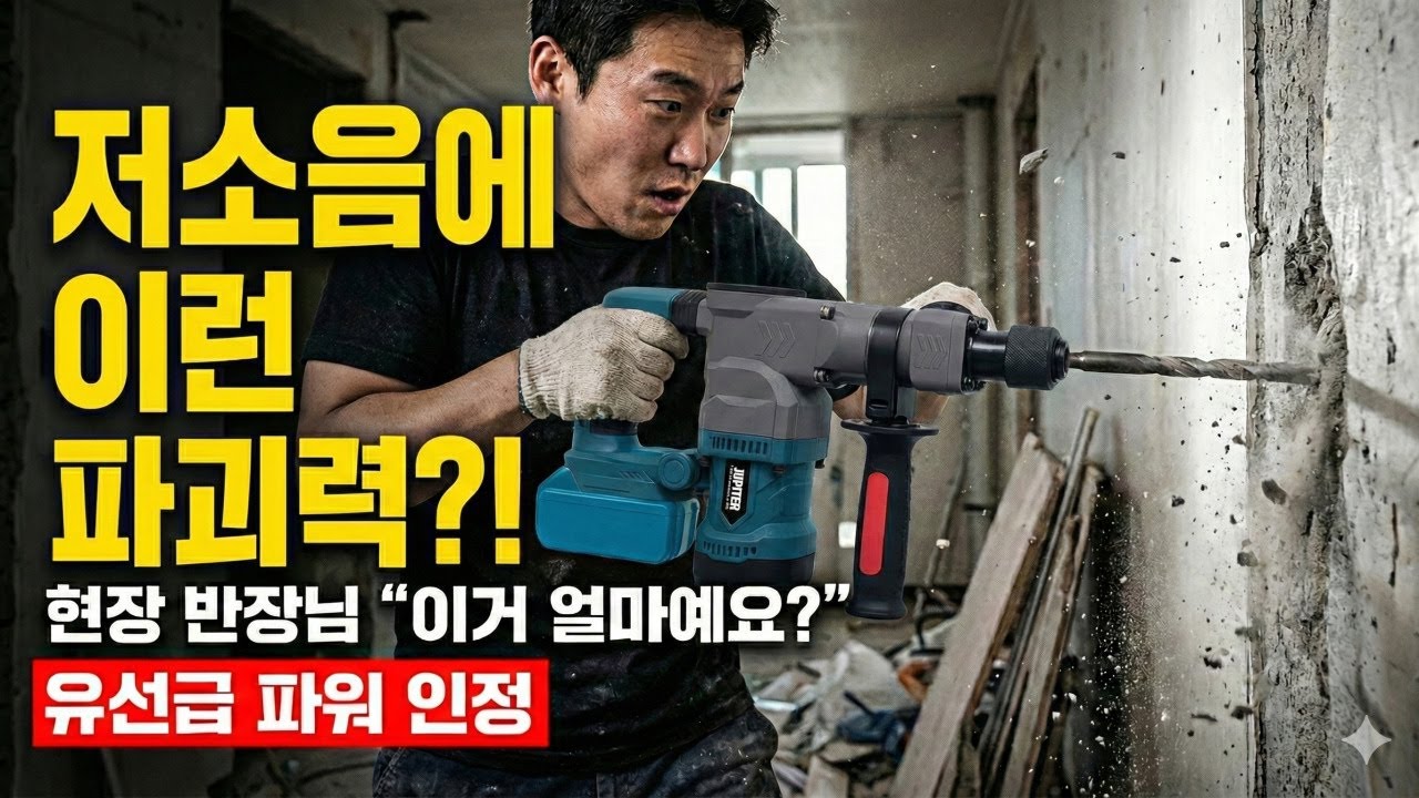 10만원대 '괴물' 무선 파괴 함마 등장! 마끼다 호환 실화냐? (가성비 끝판왕)