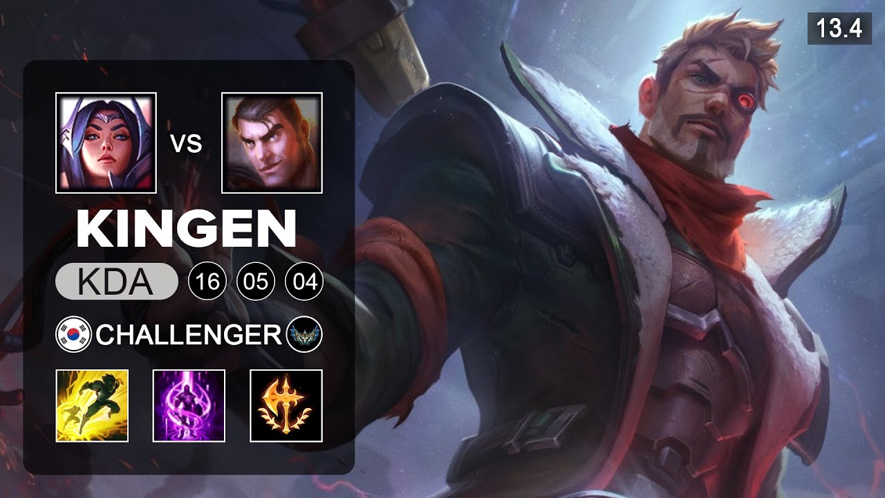 Kingen Jayce vs Irelia Top - KR Challenger - Patch 13.4 Season 13