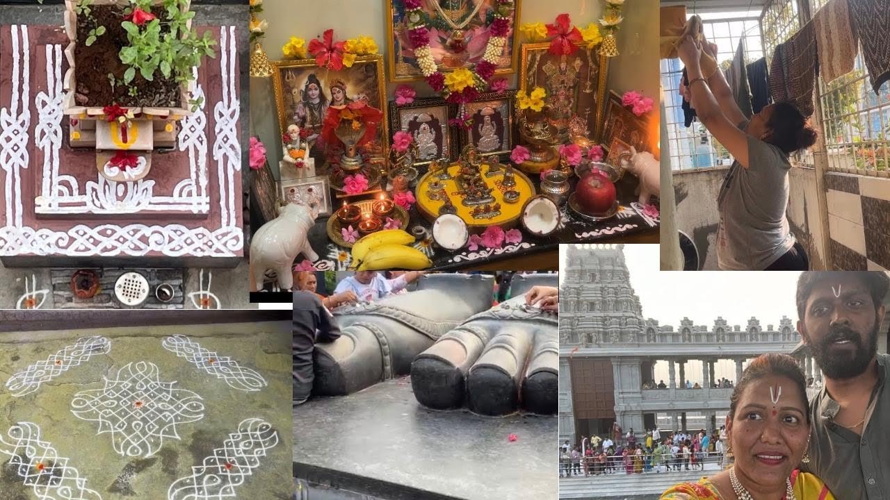 A day in my life / daily vlog/  cooking/ cleaning/ puja/ travel 