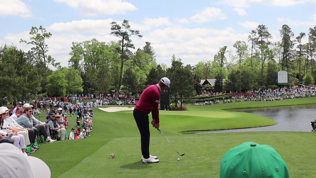 Lucas Glover Golf Swing 95 yards down the line