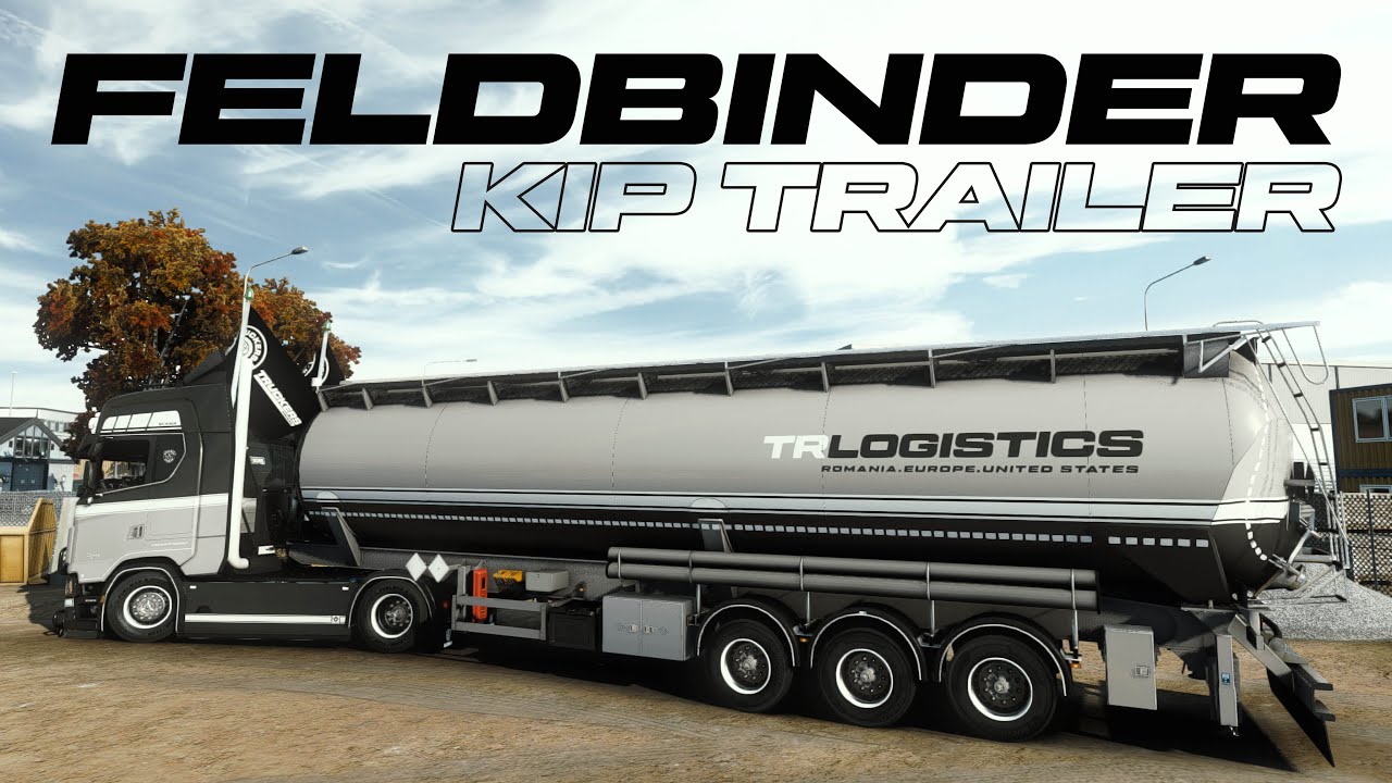 ETS 1.46 Feldbinder KIP trailer pack v3.0 - Feldbinder KIP trailers Company Skin