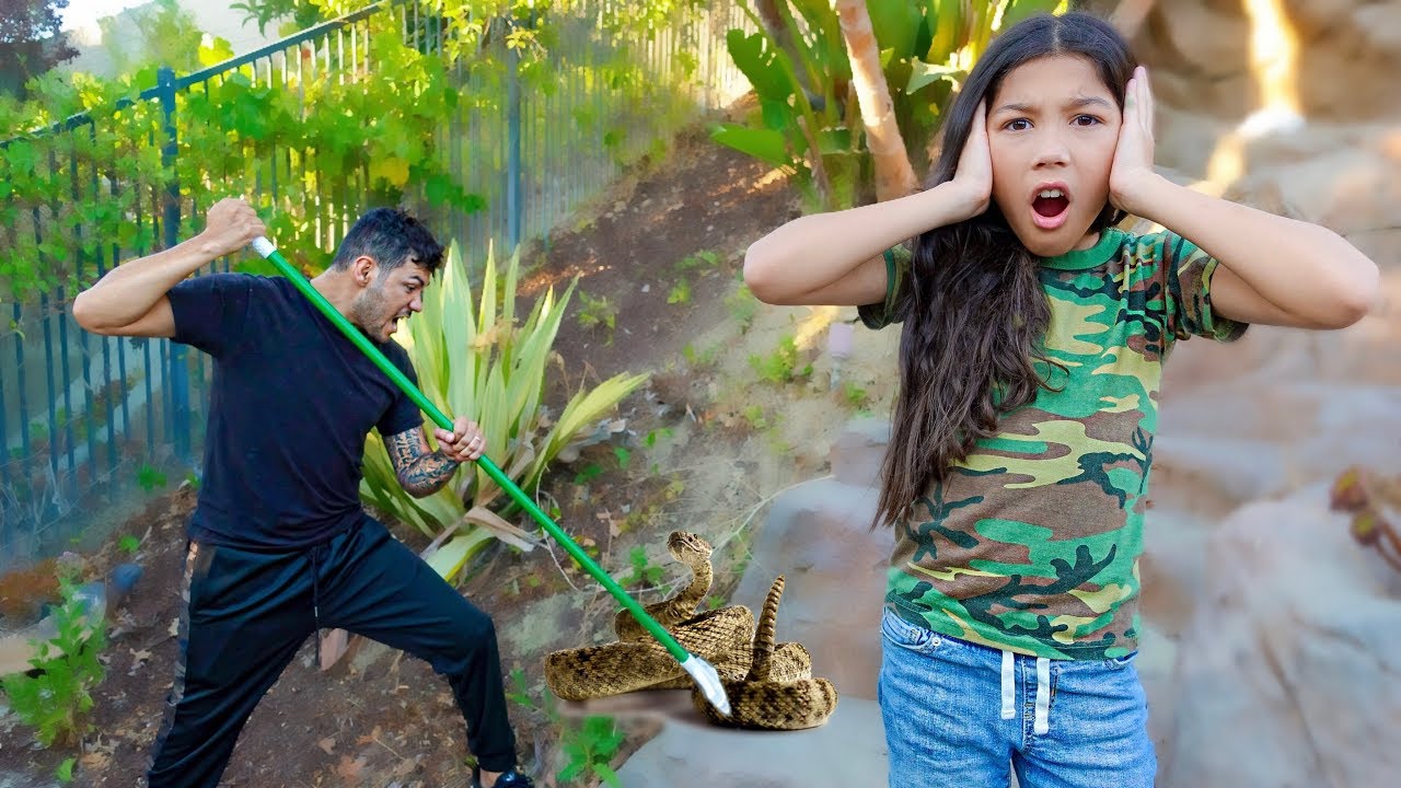 TXUNAMY FOUND THE RATTLE SNAKE!! **She's Terrified** | Familia Diamond