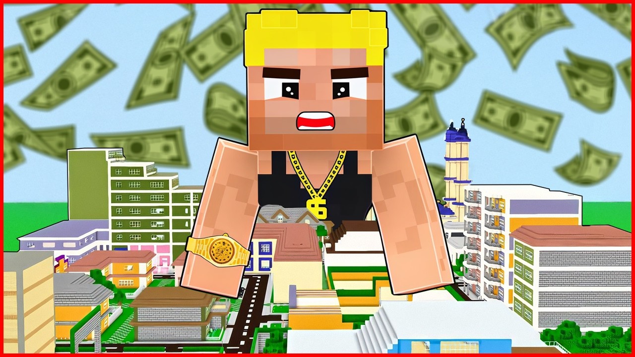 MAFYA BABASI EFEKAN MİLYONER OLDU, TÜM ŞEHİRİ SATIN ALDI! 😂 - Minecraft