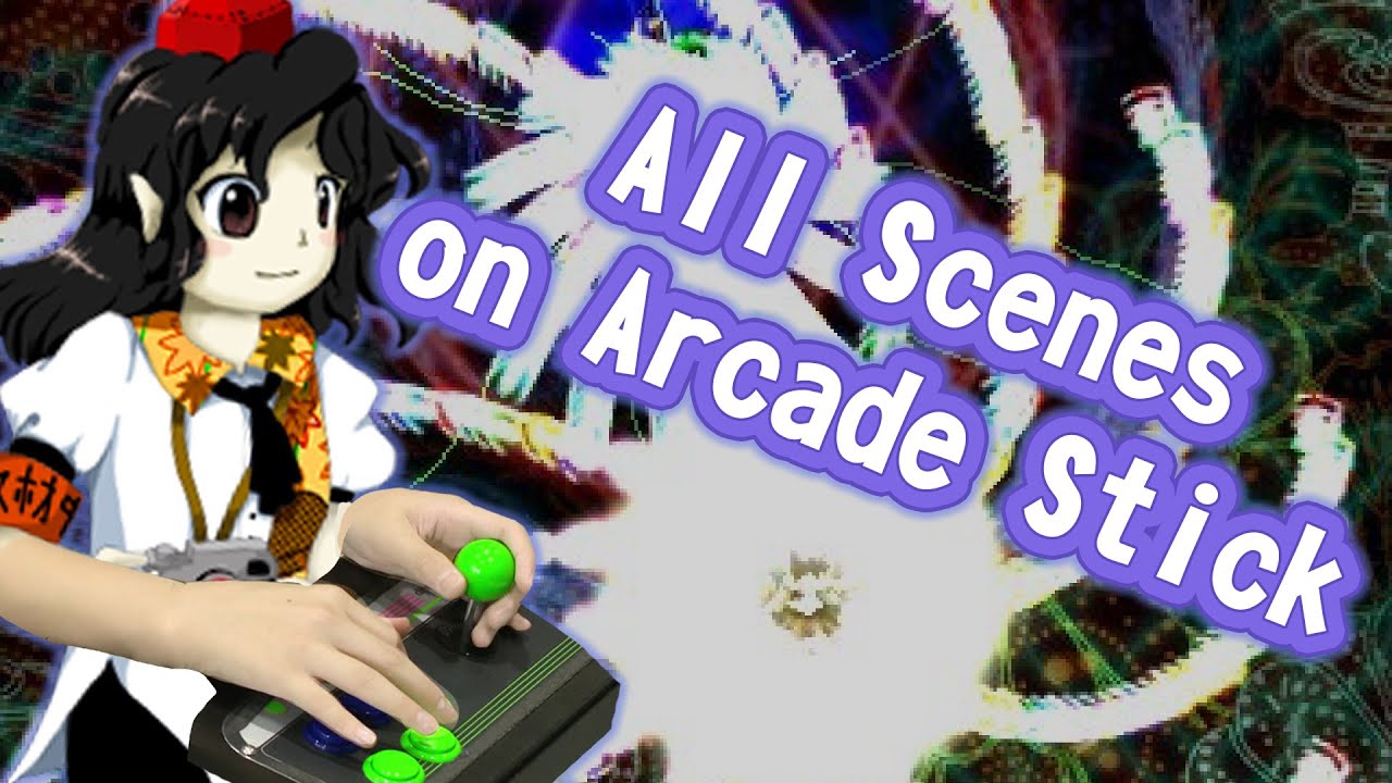 Touhou 12.5: Double Spoiler | All Scenes on Arcade Stick 【ダブルスポイラー　～ 東方文花帖】