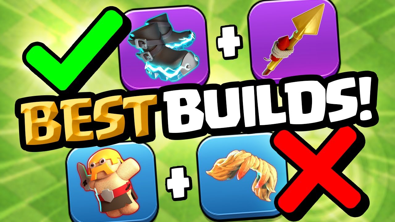 ЛУЧШИЕ КОМБИНАЦИИ СНАРЯЖЕНИЯ ДЛЯ КАЖДОГО ГЕРОЯ! Clash of Clans