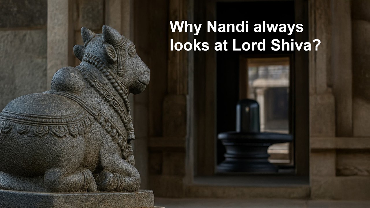 Why Nandi always looks at Lord Shiva?