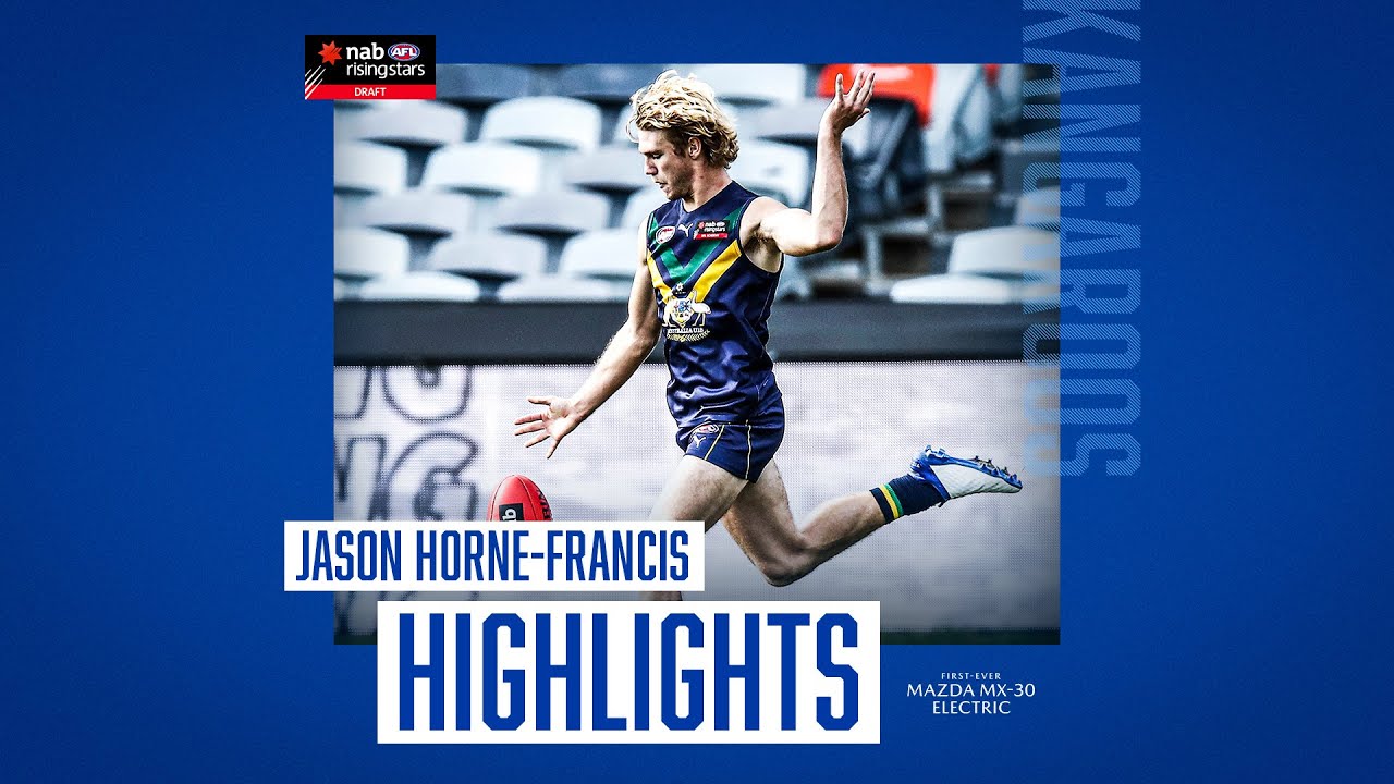 Jason Horne-Francis highlights (NAB AFL Draft, 2021)