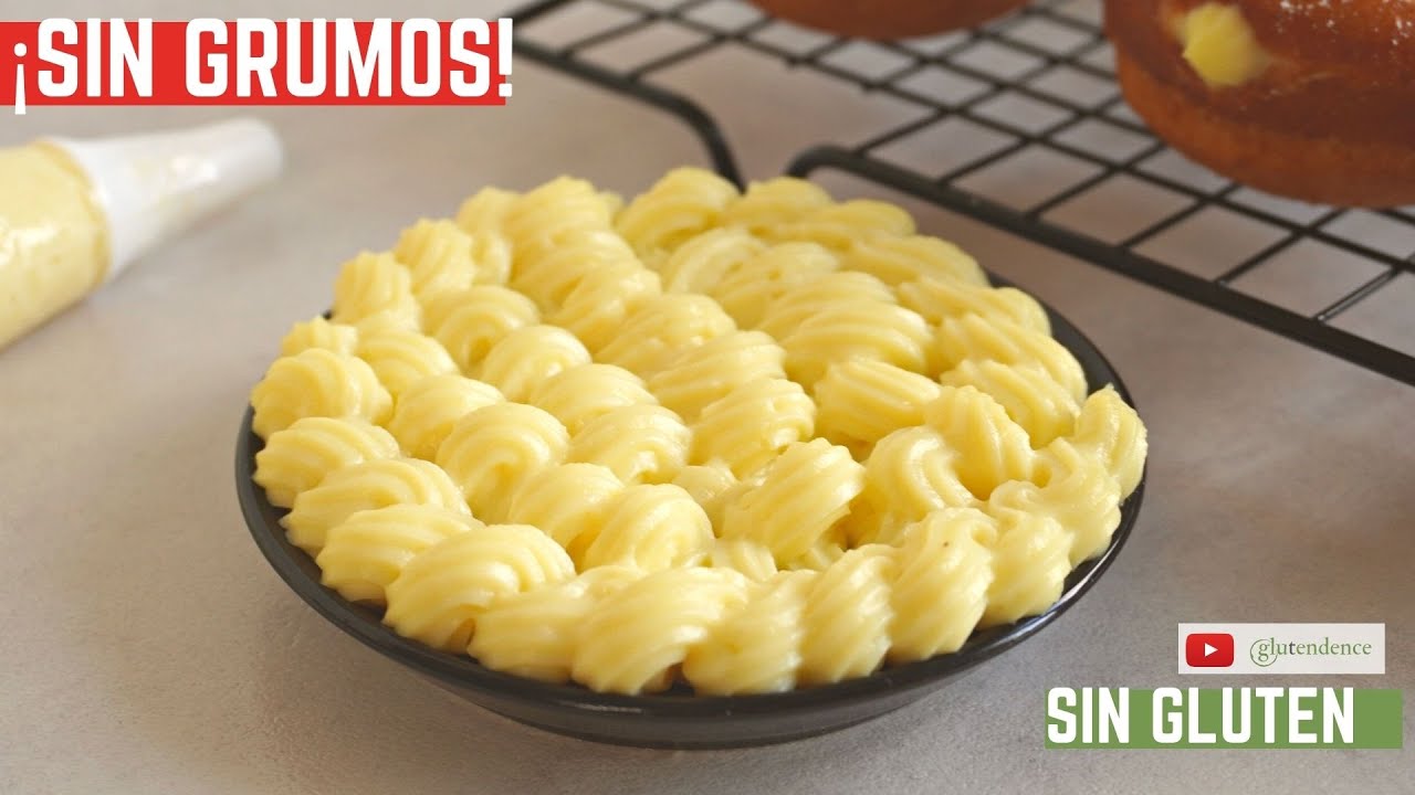 CREMA PASTELERA SIN GLUTEN ¡Facilísima y sin grumos!