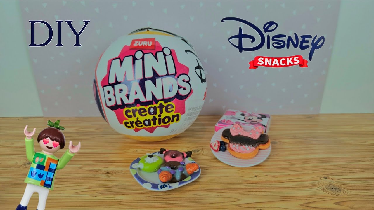 Mini Brands Create Creation Disney Snacks 😍✨️  Überraschungskugeln, DIY, Deutsch | Familie Hund