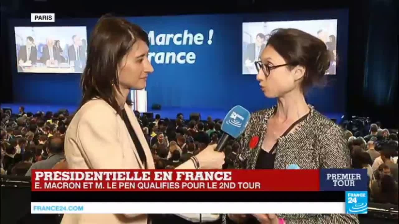 Pr&eacute;sidentielle 2017 en France - Emmanuel Macron en t&ecirc;te : 
