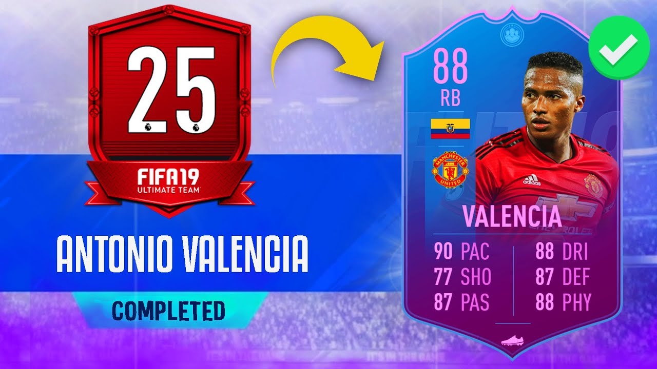88 'END OF ERA' VALENCIA SBC CHEAPEST SOLUTION - #FIFA19 88 Antonio Valencia Premium SCB Cheap Way