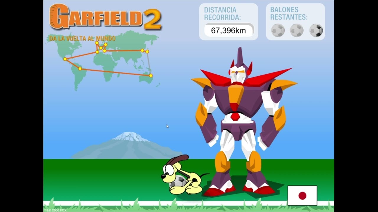 Kick the Ball Around the World! | Garfield 2 Gameplay