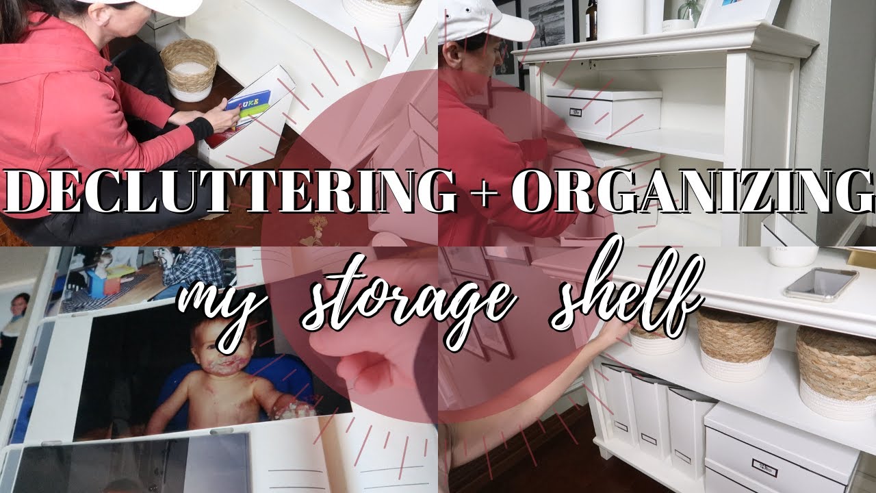 STORAGE SHELF REFRESH | ORGANIZING + DECLUTTERING PHOTOS, COMPUTER FILES, AND OLD SCHOOL FILM