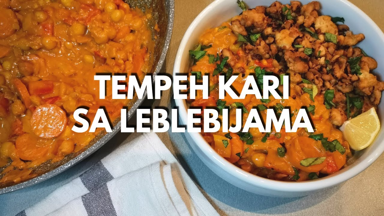 VEGANSKI RECEPTI  |  TEMPEH KARI SA LEBLEBIJAMA