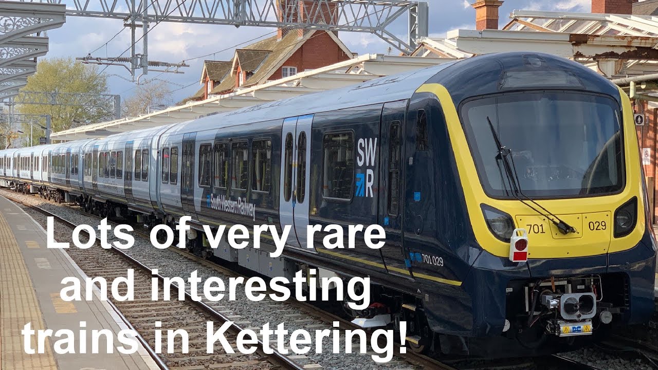 Lots of very rare and interesting trains at Kettering! - Midland Mainline (MML) - 01/05/2021