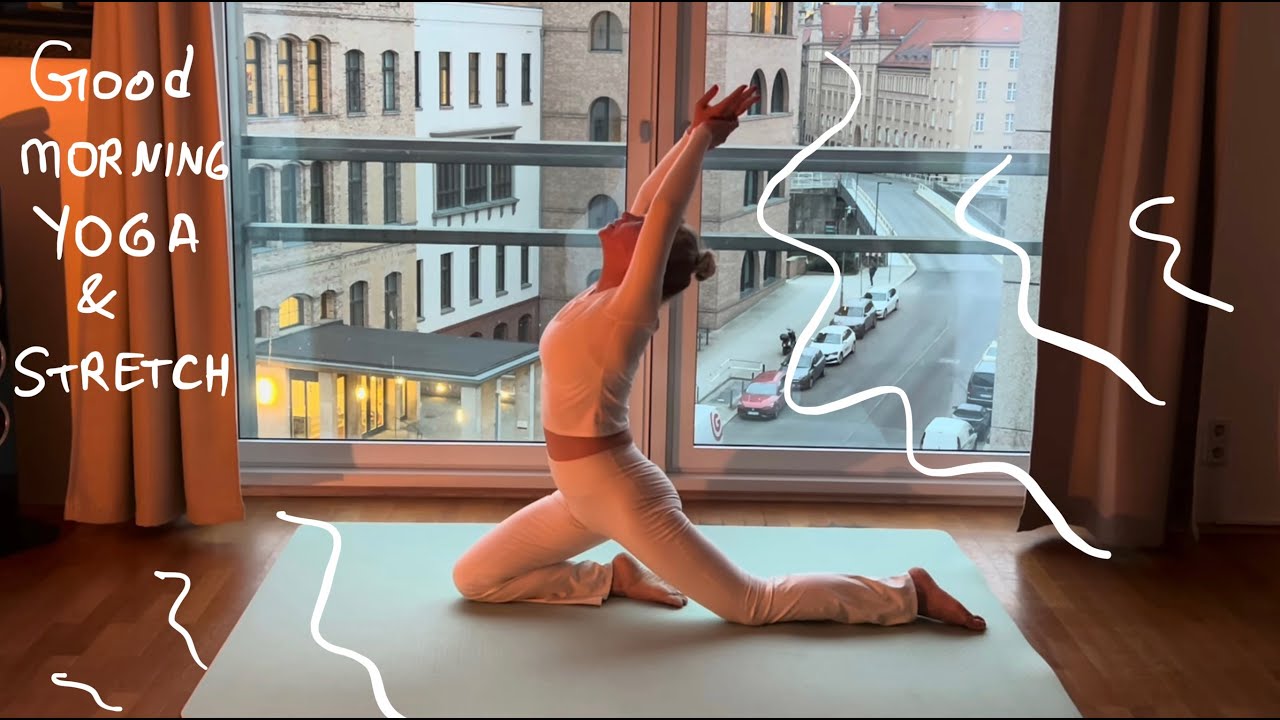 Day 1 Morning Yoga and Stretching for a successful day ☀️ #yogacity #homeyoga