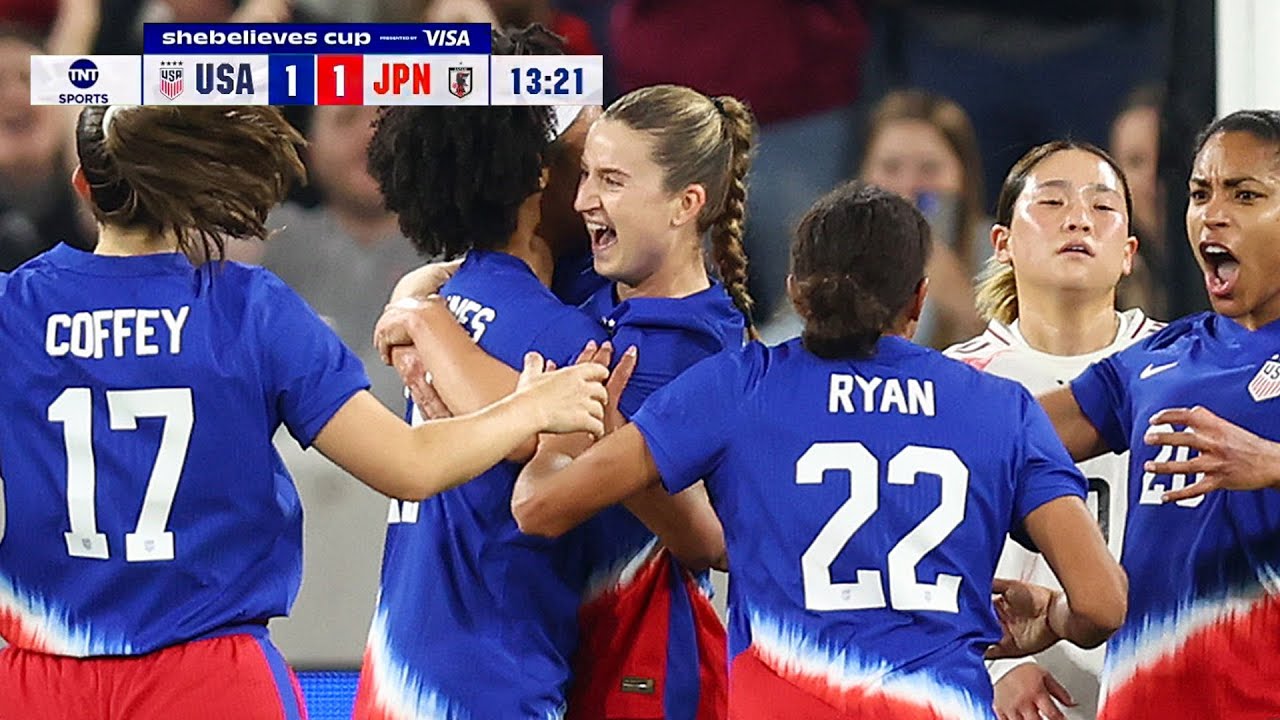 Ally Sentnor GOAL 🔥 USA vs Japan &ndash; 2025 SheBelieves Cup Final