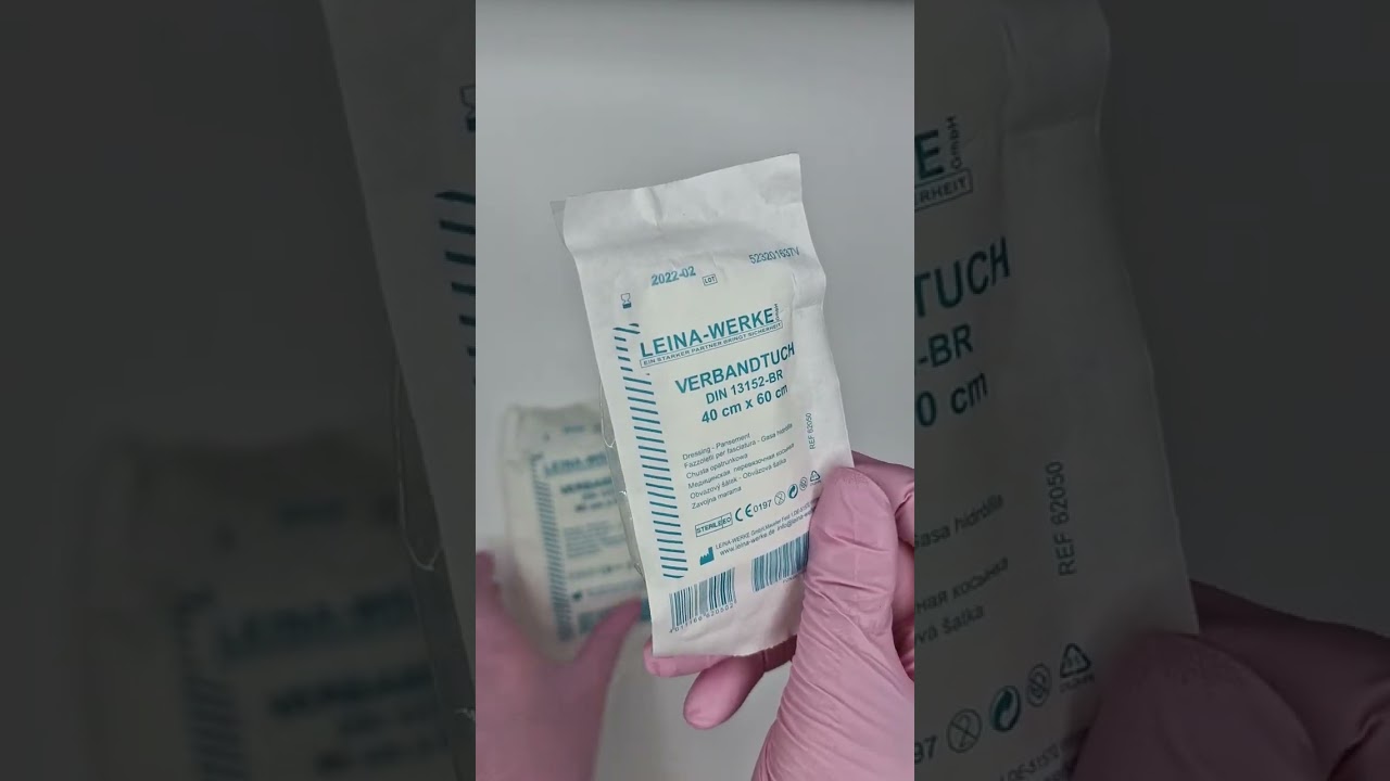 Verbandp&auml;ckchen vs Verbandtuch