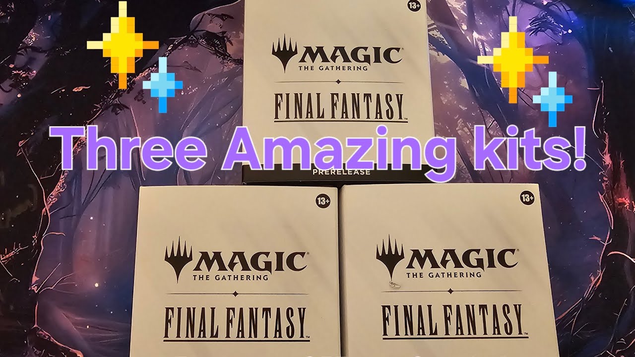 Final Fantasy prerelease kit triple header!
