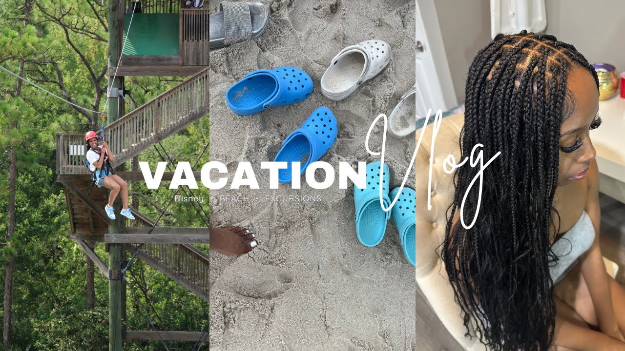 VLOG | Get Knotless Braids with Me + Orlando Family Vacation & Disney World! 🏰✨