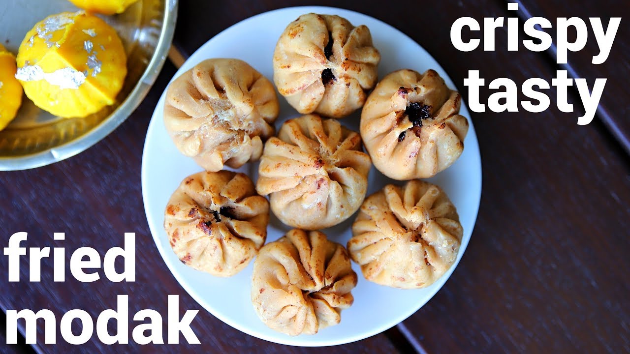 fried modak recipe | talniche modak | फ्राइड मोदक | maida modak | fry modak