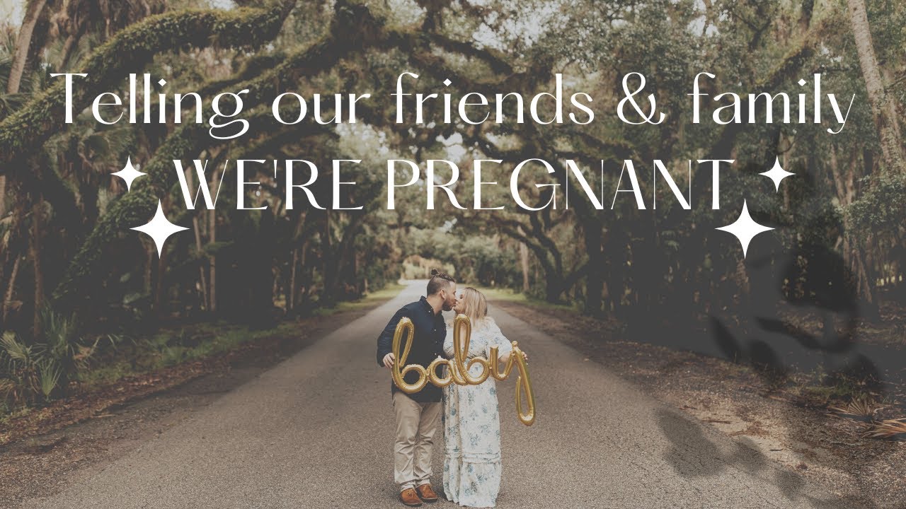 Telling our Friends & Family WE'RE PREGNANT | Our Baby Journey