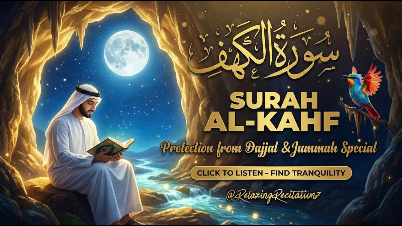 سورة الكهف بصوت خاشع يريح القلب | Surah Al-Kahf – Soothing Quran Recitation – 4K UHD