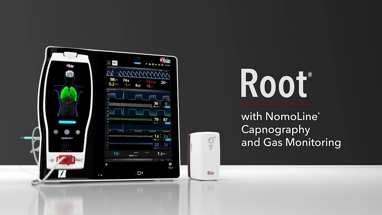 Root®, Patient Monitoring and Connectivity Platform, with NomoLine® Capnography