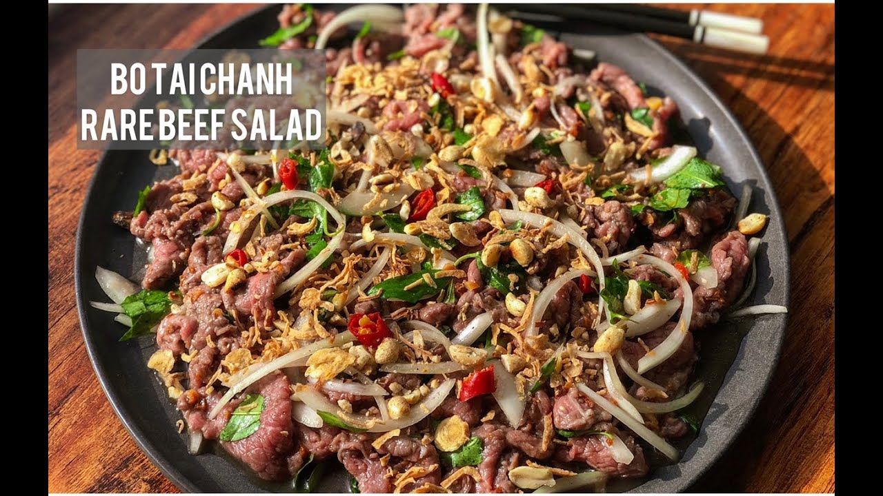Bo Tai Chanh or Vietnamese Rare Beef Salad