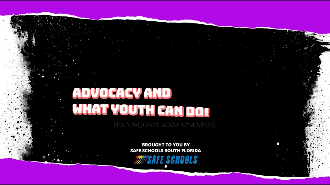 Advocacy And What Youth Can Do!