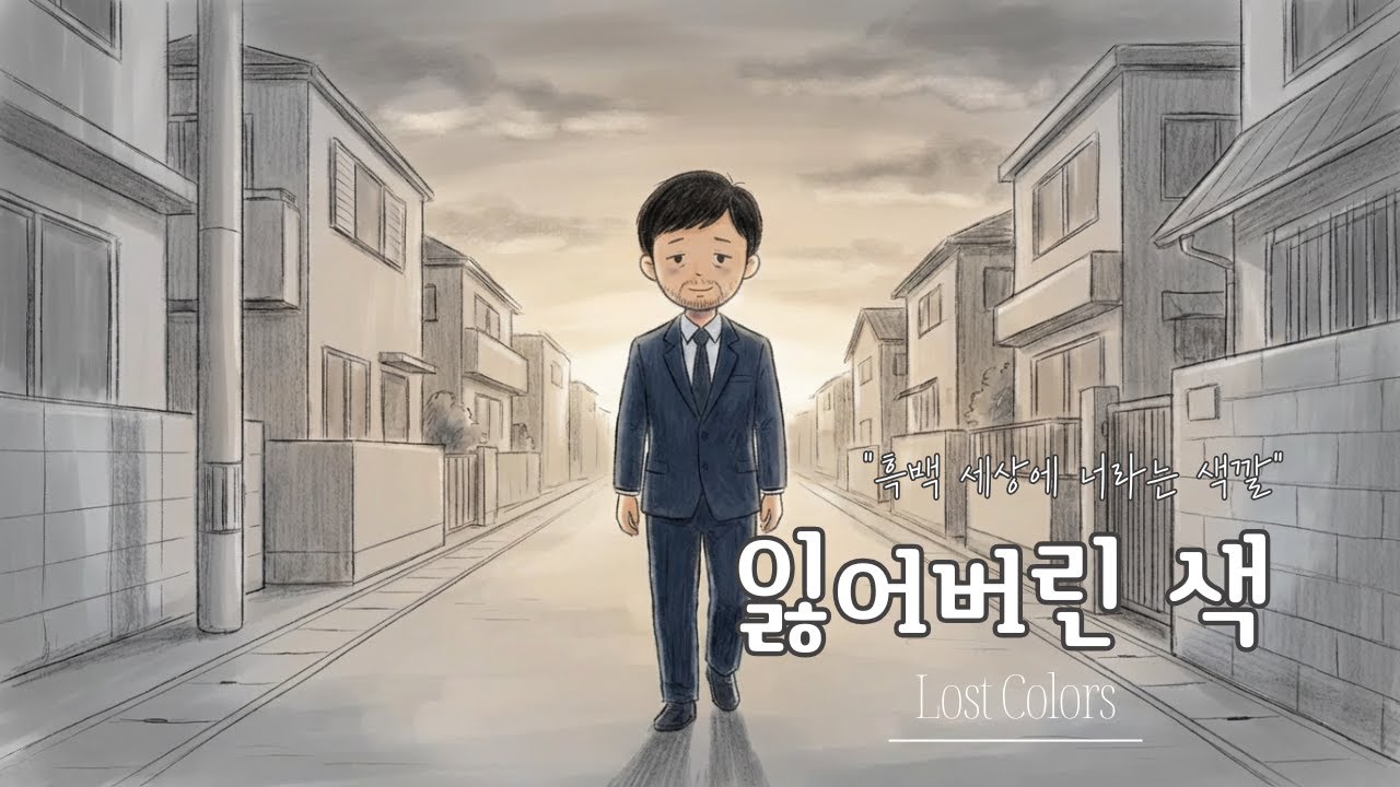 잃어버린 색 | 육아에 지쳐 도망치고 싶을 때 | 육아 아빠무게 힐링송