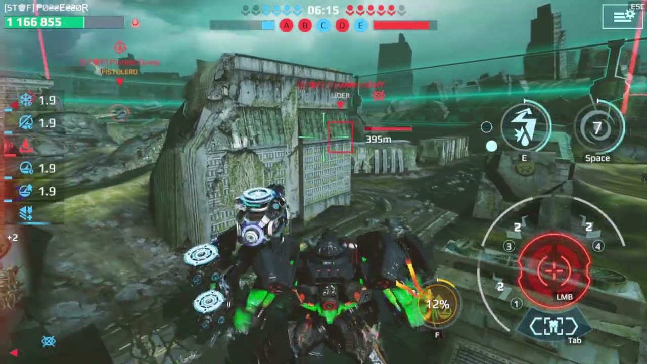 WAR ROBOTS - ONLY🆚MY CLAN [ST♛F] AND [BCOM] [CHILE] 14 MILLION DAMAGE