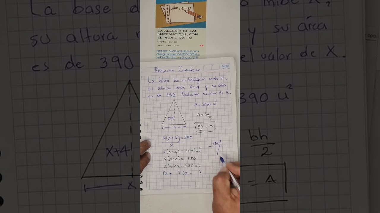 ¡Problema cuadratico! De olimpiadas matemáticas 