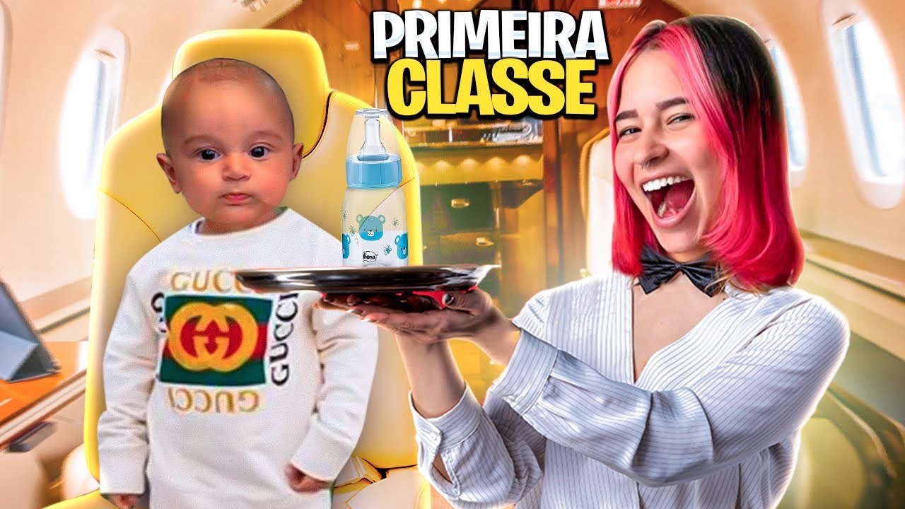 PRIMEIRA VEZ DO DAVI NA CLASSE EXECUTIVA *deu ruim ?