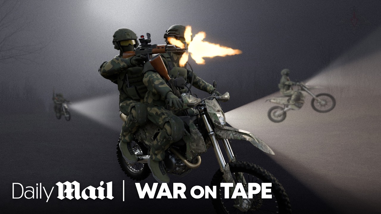 Why Russia Is Using 'Kamikaze' Motorbike Attacks in Ukraine | War on Tape | Daily Mail