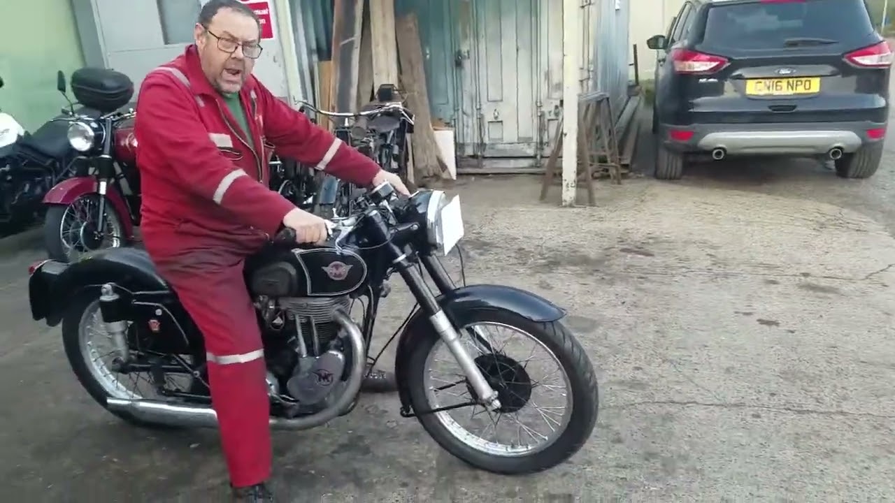 1952 Matchless G80s 500cc at Andy Tiernans 