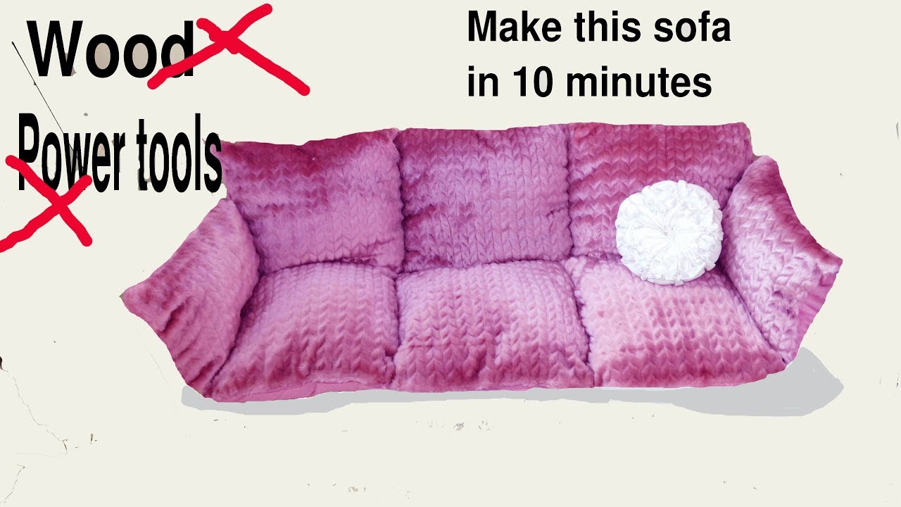 DIY Floor Sofa In few minutes/DIY Parents and Kids Hacks