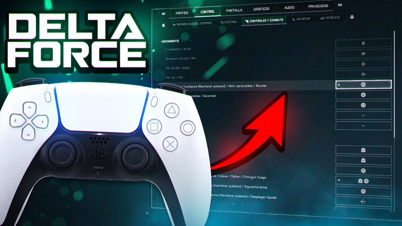 La MEJOR CONFIGURACION de MANDO y CONSOLA para DELTA FORCE