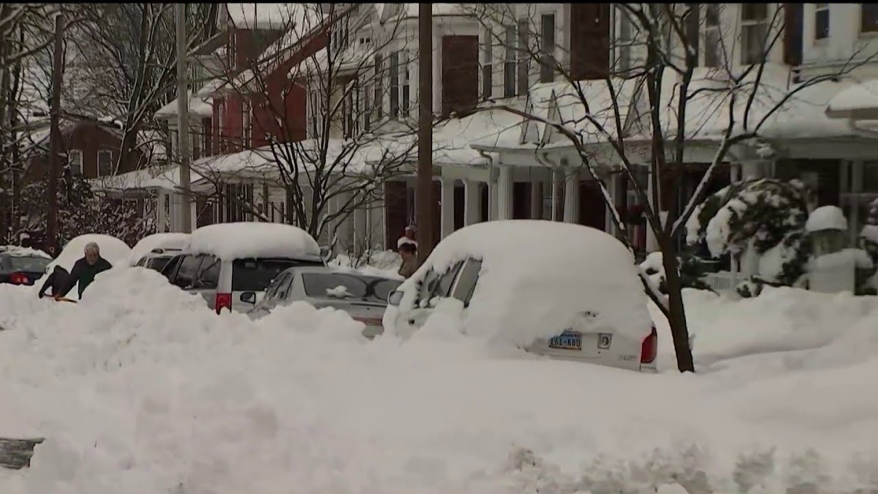 Lehigh County Digging Itself Out of Two Feet of Snow | NBC10 Philadelphia