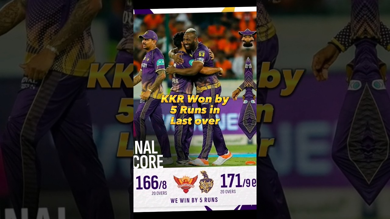 KKR Beat Srh by 5 Runs, Last over Thrilling Finish #cricket #ipl2023 #kkr #kkrvssrh