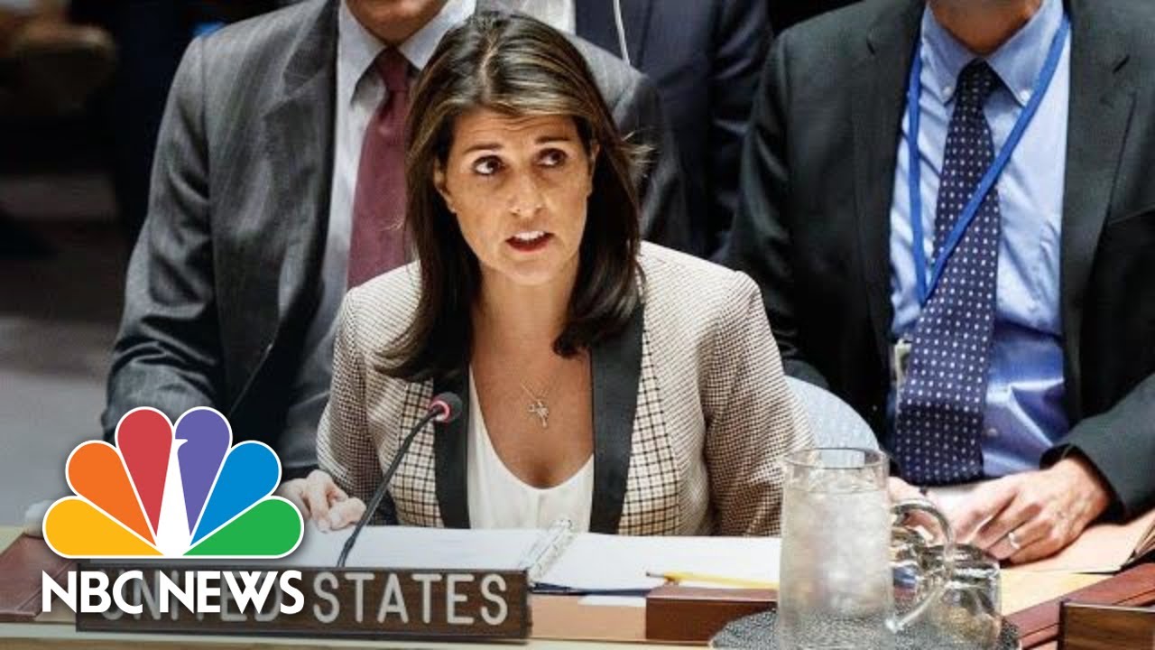 Ambassador Nikki Haley Calls On Russia To Release Seized Ukrainian Ships And Crew | NBC News