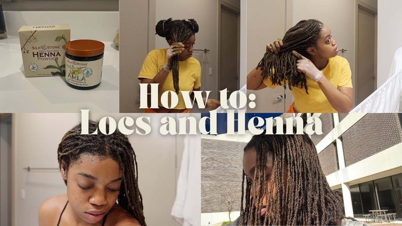 A Healthy Way To Dye Locs | Henna and Amla | to get locs healthier